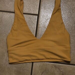 lululemon athletica Golden Yellow Sports Bra